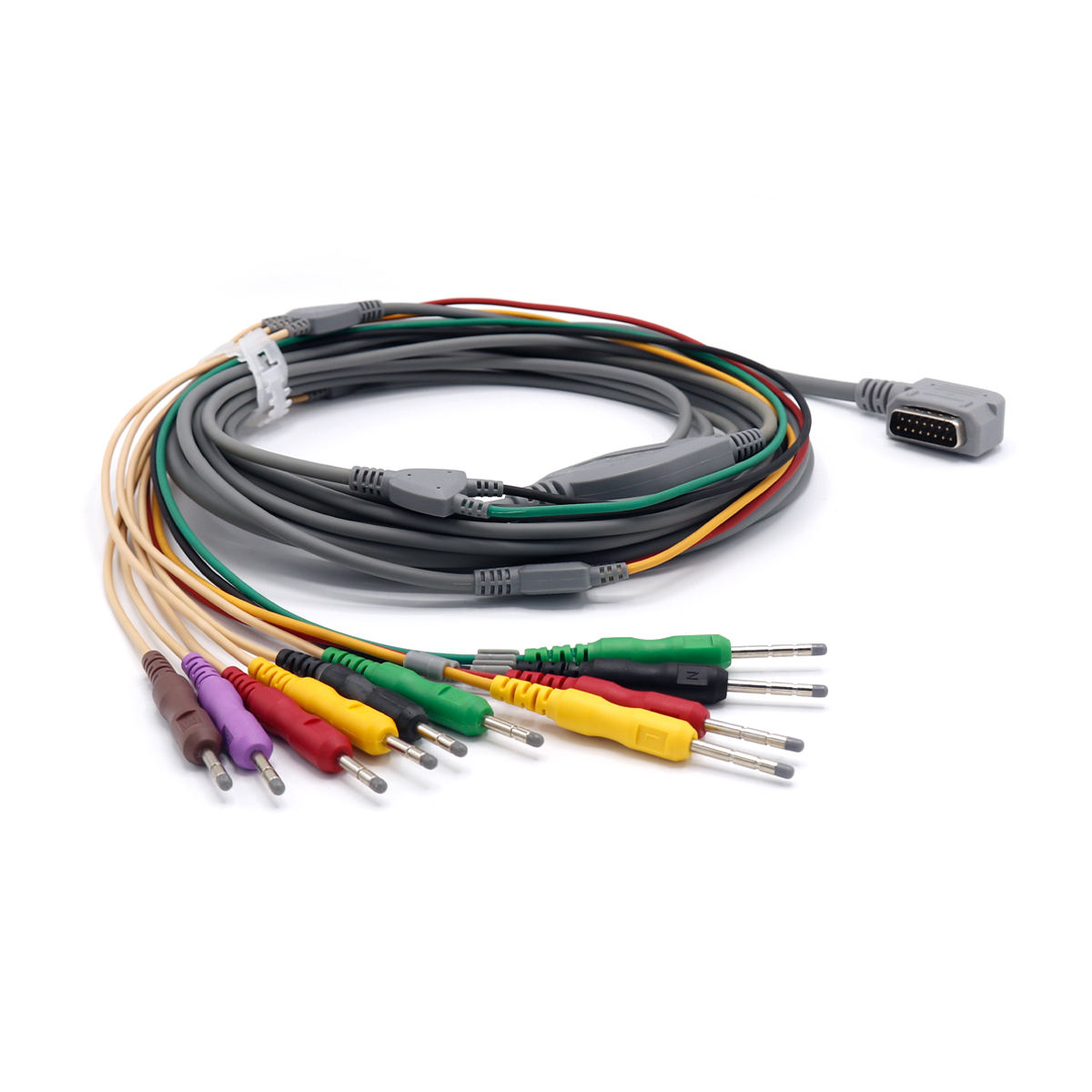 KENZ PC-201 Original ECG Cable Needle Type Din 3.0 Pin Needle