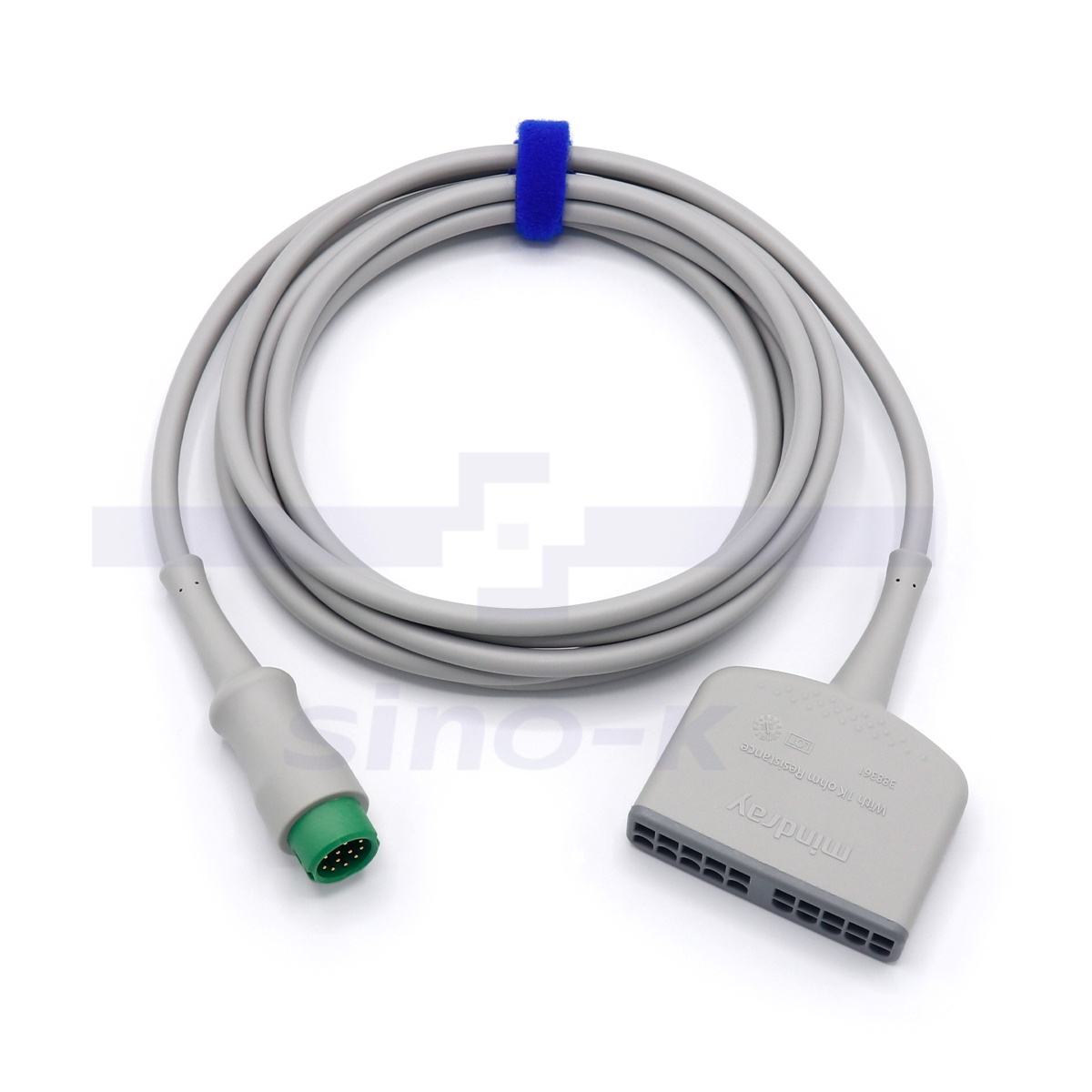 Mindray EV6204 Original 0010-30-42722 12Pin 12lead Host Cable IEC